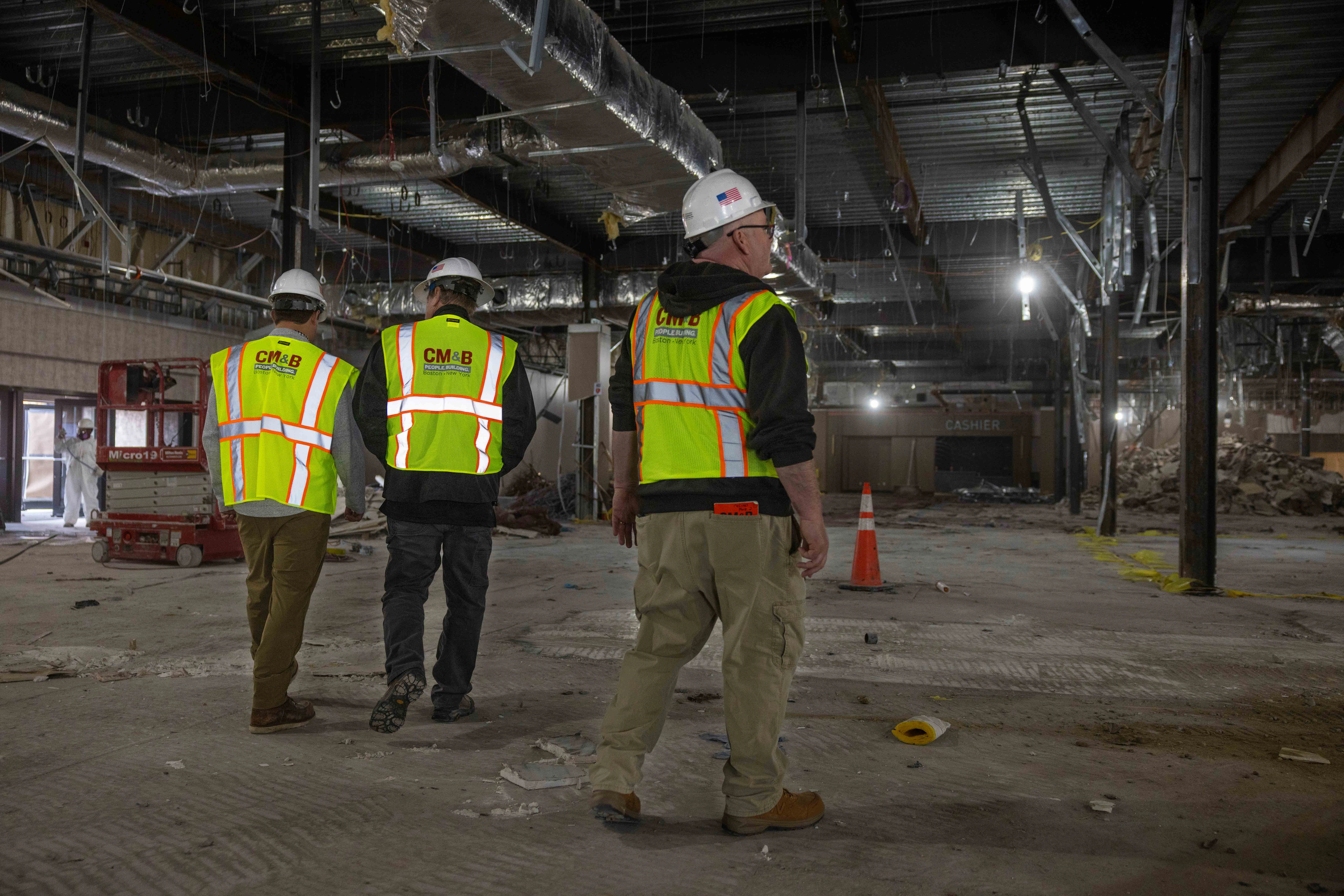 Construction on the job site